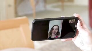 A girl has sex with her girlfriend on the bed and gets cream inside