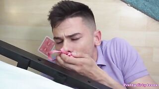 The guy smelled the panties of his girlfriend in college