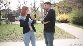 Great interbreeding sex with two redheads in a great scene