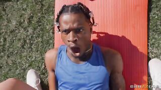 A yogi dude fucked a girl in doggystyle pose