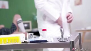 The doctor's penis was treated by a hot patient in a steamy encounter