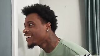 The video is about how the guy was caressed by a mature passionate woman