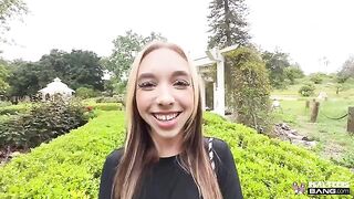 A pick-up is made with a girl who loves to suck cock
