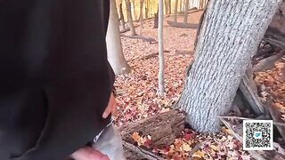 A married couple enjoys a passionate outdoor encounter in the park, exploring their deep connection