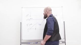 It's all over our ass again. A gangbang scene