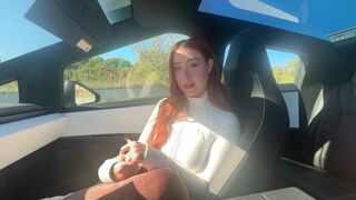 In a cybertruck, I'm going to give you an exclusive treat
