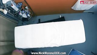 A girl received a passionate massage from a horny masseur in the best way