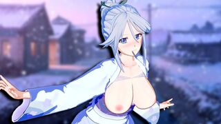 3D Hentai Game - Shirayuki Tomoe Compilation is even better