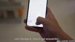 A girl from a dating site gets fucked on the first date