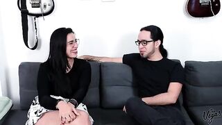 Kylei’s first porn video! Follow us on social media!