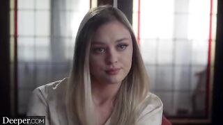 Uniformed man’s sex session with gorgeous Amber Moore gets intense