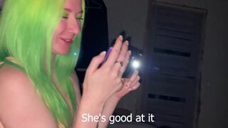 Girl sucks her friend's boyfriend’s dick on a dare at the party