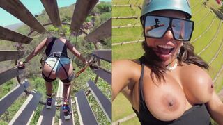 An adventurous Latina chick with a big ass gets fucked hard
