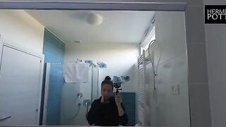 A girl is having fun with a guy in her new country of residence