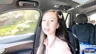 Girl without any problems sucks the cock