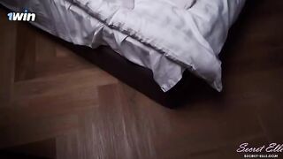 A girl has dirty thoughts and does something naughty
