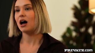 A girl is having double fun with two guys at once