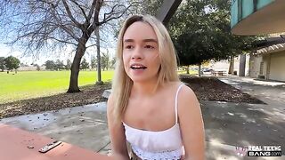 The girl is willing to do anything for the sake of sex