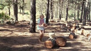 They fucked in the woods, it was a wild day out