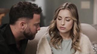 The man gently fucked his girlfriend in the ass, and then she came