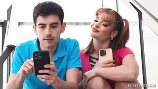 A cute girl has sex with her boyfriend in a passionate encounter