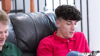 The love does not end there, especially on the couch with a cute bunny