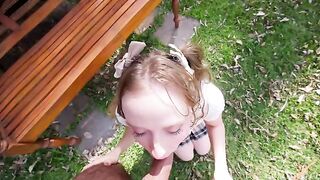 Babe fucked in her ass hole by a young guy with big cock