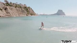 A nice holiday with anal sex and a beautiful view