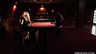 Romantic sex in the darkness of passion