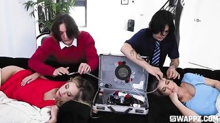 Couch potato sex, because sitting is not just sitting