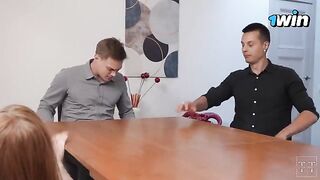 An unexpected turn of events during a work meeting