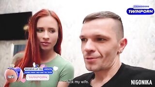 Two Russian students have an intense and passionate foursome sex