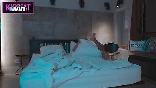 She came to her stepbrother's room after a party, got a bit wild