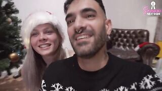 The best way to spend Christmas with a hot teen, rough sex included