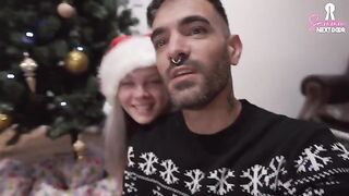 The best way to spend Christmas with a hot teen, rough sex included