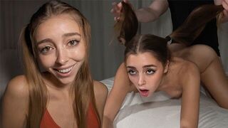 A woman was treated harshly by her roommate in a rough encounter