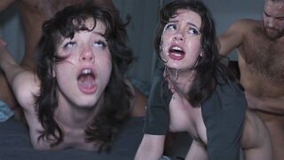 A girl likes to be fucked in all holes and covered with cum
