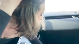 A real cheating milf gets fucked hard in public by her husband’s friend