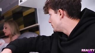 A young guy fucks his sweet sister in the car