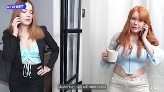 My stepmom and teacher fucked me in a steamy threesome session