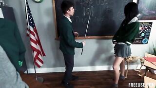 A vulgar act for money while the husband was away