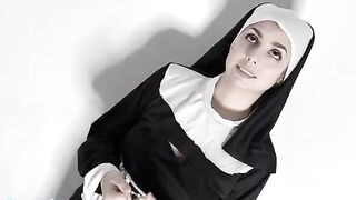 The nun broke her vow of chastity with a hot Italian