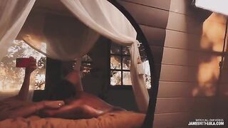The reflection in the mirror says he's good, so he believed it