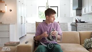 A girl is sitting on a dick, it's not entirely forbidden to do it