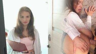 A hot woman gets wet and wild with a stranger