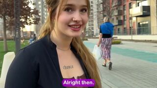 The guy demonstrates his cock to show its size