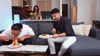 If you have a guest in the house, it's obligatory to share your wife