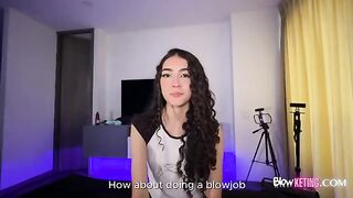 A cute Latina girl has a passionate and intense experience