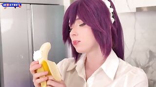 She’s an anime girl, so she gets fucked like one too
