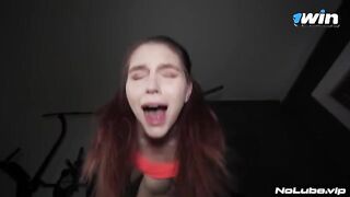 A beautiful woman has sex at her home